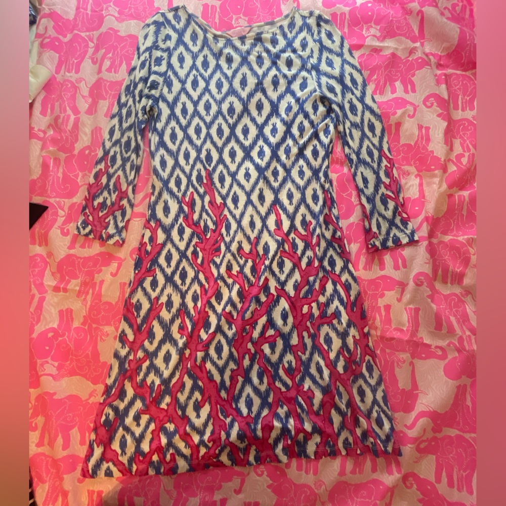 Lily Pulitzer Pink and Blue Dress